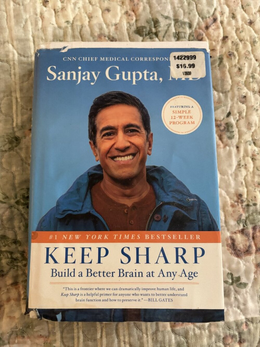 Keep Sharp: Build a Better Brain at Any - 1501166735, hardcover, Sanjay Gupta MD